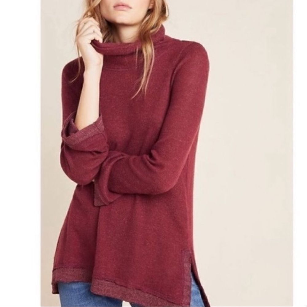 Anthro Maeve Vanna oversized cowl neck long sleeve sweater XS
